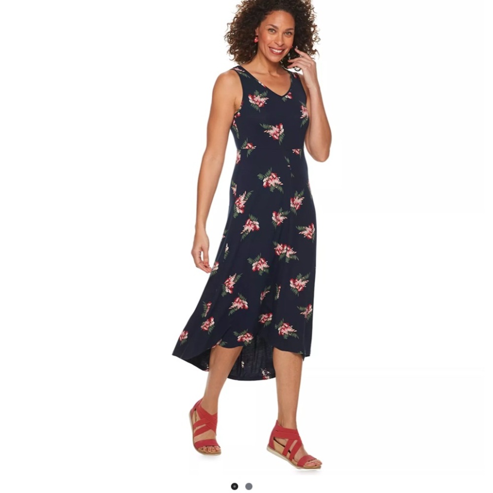 Floral Navy Dress